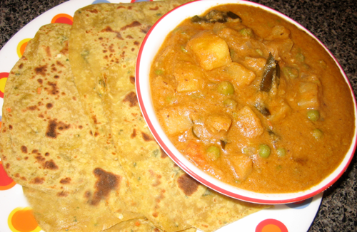 Simple Every Day Roti low fat curry